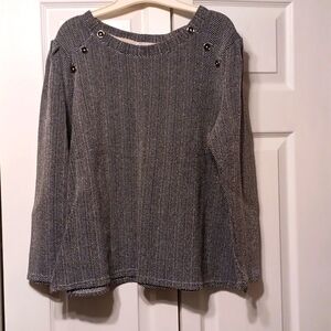 Liz Claiborne herringbone sweater